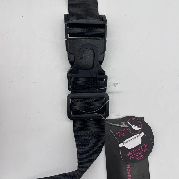 NWT No Boundaries Fanny Pack Pink Plaid Fleece Sherpa Belt Bag Waist Crossbody - Picture 11 of 11